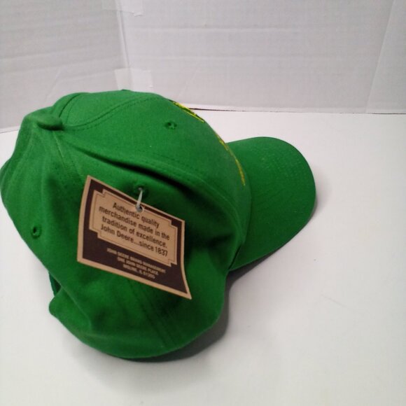 John Deere Hat Cap Adjustable Snap Back Green Greenville SC - Picture 7 of 9